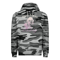 Slate Camo Hard Times Daddy Premium Hoodie - trangStudio