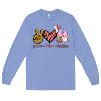 Colony Blue Peace Love Valentines Gnomes Long Sleeve Tee - Jasminsmagicworld