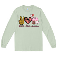 Matcha Peace Love Valentines Gnomes Long Sleeve Tee - Jasminsmagicworld