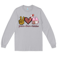 Moon Dust Peace Love Valentines Gnomes Long Sleeve Tee - Jasminsmagicworld