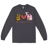 Smoke Peace Love Valentines Gnomes Long Sleeve Tee - Jasminsmagicworld
