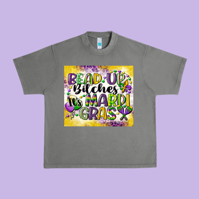 Bead Up Bitches Urban Heavy Tee Designed By Cowgirlartshop