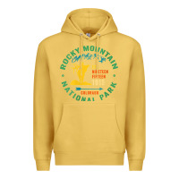Antique Gold womens rocky mountain national park hiking travel souvenir novelty v n Premium Hoodie - trangStudio