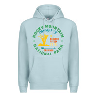 Blue Mist womens rocky mountain national park hiking travel souvenir novelty v n Premium Hoodie - trangStudio