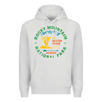 Dove Grey womens rocky mountain national park hiking travel souvenir novelty v n Premium Hoodie - trangStudio