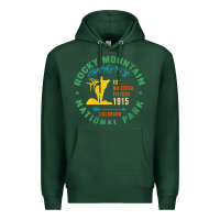 Sports Green womens rocky mountain national park hiking travel souvenir novelty v n Premium Hoodie - trangStudio