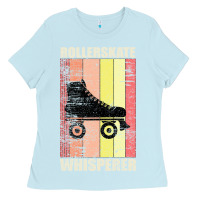 Baby Blue roller skates inlineskates whispere Ladies Tee - Bettercallsaul