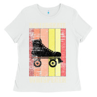 White roller skates inlineskates whispere Ladies Tee - Bettercallsaul