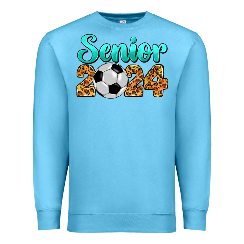 Soccer Senior 2024 Premium Sweatshirt by BarkalooDesign | Teevron