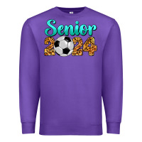 Purple soccer senior 2024 Premium Sweatshirt - BarkalooDesign