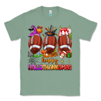 Sage happy hallothanksmas football Classic Tee - texasbilliewilder