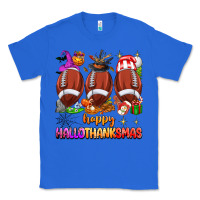 True Royal happy hallothanksmas football Classic Tee - texasbilliewilder