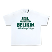 White Belikin Beer Urban Heavy Tee - trangStudio