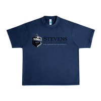 Navy stevens institute of technology Urban Heavy Tee - SnappyArt