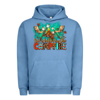 Pigment Pebble Blue life is better by the campfire Urban Hoodie - AdoDesignShop