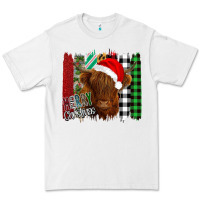 White Merry Christmas Cow Premium Tee - Bettercallsaul