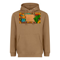 Toasted Coconut custom cowboy boots aztec sunflowers leopard license plate Heavyweight Hoodie - Artiststas