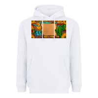 White custom cowboy boots aztec sunflowers leopard license plate Heavyweight Hoodie - Artiststas