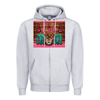 Heather Grey Western Cat Mom Zipper Hoodie - LillyAllenDesigns