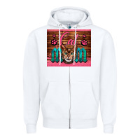 White Western Cat Mom Zipper Hoodie - LillyAllenDesigns