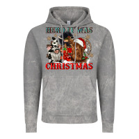 Cloud Rock herd it was christmas Vintage Hoodie - CowGirlArtShop