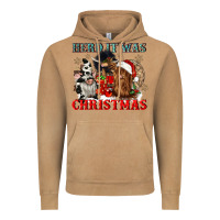 Vintage Camel herd it was christmas Vintage Hoodie - CowGirlArtShop