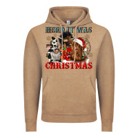 Vintage Coffee herd it was christmas Vintage Hoodie - CowGirlArtShop