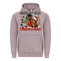 Vintage Zinc herd it was christmas Vintage Hoodie - CowGirlArtShop