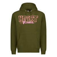 Army Green Heart Breaker Valentine Premium Hoodie - CowhideDigitalArt