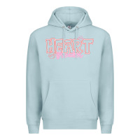 Blue Mist Heart Breaker Valentine Premium Hoodie - CowhideDigitalArt