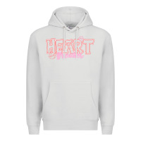 Dove Grey Heart Breaker Valentine Premium Hoodie - CowhideDigitalArt