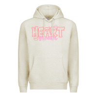 Oatmeal Heather Heart Breaker Valentine Premium Hoodie - CowhideDigitalArt