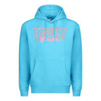 Ocean Blue Heart Breaker Valentine Premium Hoodie - CowhideDigitalArt