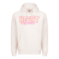 Pale Pink Heart Breaker Valentine Premium Hoodie - CowhideDigitalArt