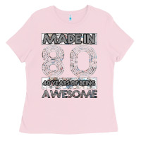 Bubblegum Pink Born in 1980 Womens Ladies Tee - Bettercallsaul