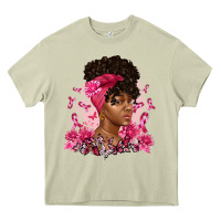 Mossy breast cancer afro woman Heavy Core Tee - Artiststas