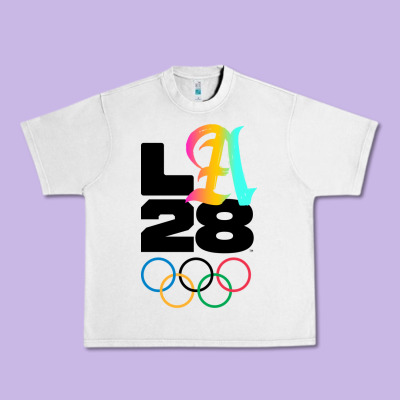 2028 Summer Olympics Urban Heavy Tee Designed By Floraart
