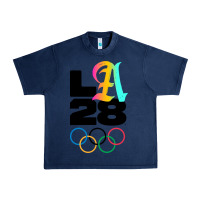 Navy 2028 summer olympics Urban Heavy Tee - FloraArt