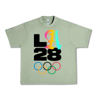 Oil Green 2028 summer olympics Urban Heavy Tee - FloraArt