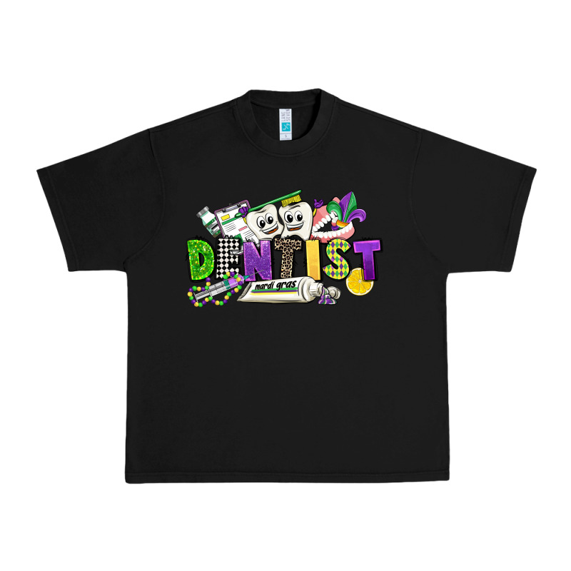 Dentist Mardi Gras Urban Heavy Tee by CowGirlArtShop | Teevron