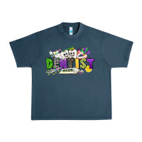 Midnight Navy dentist mardi gras Urban Heavy Tee - CowGirlArtShop