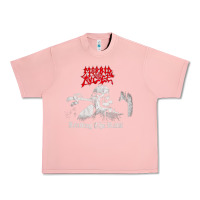 Salmon Morbid Angel, Morbid Angel vintage, Morbid Angel art, Morbid Angel pai Urban Heavy Tee - FloraArt