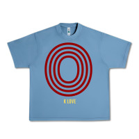 Pebble Blue K Love 0 Urban Heavy Tee - FloraArt
