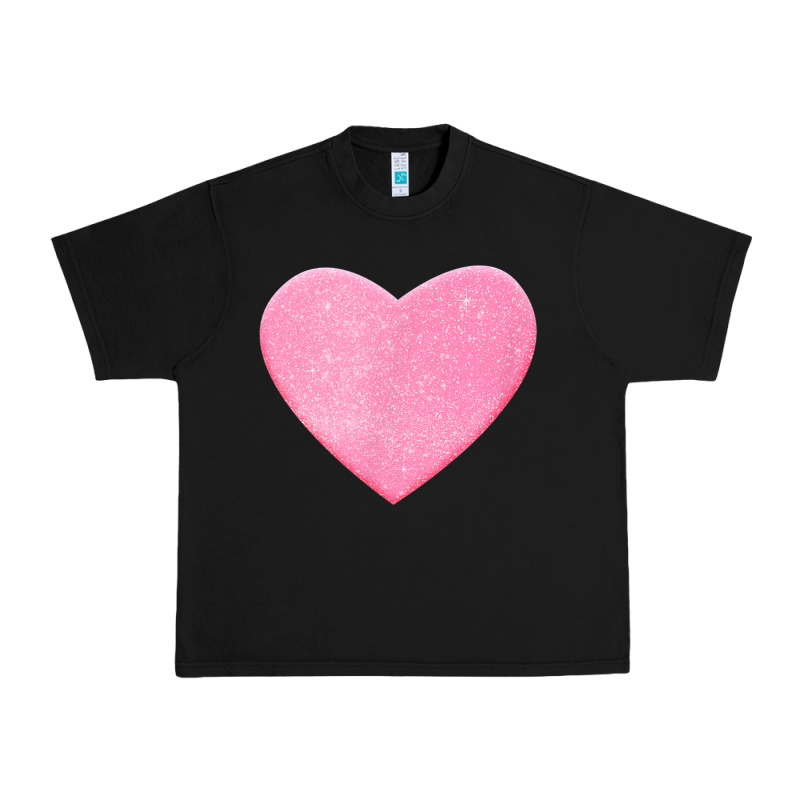 Valentines Pink Heart Urban Heavy Tee by FloraArt | Teevron