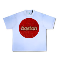 Grape Ice boston   simple red circle vintage Urban Heavy Tee - FloraArt