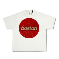 Pistachio boston   simple red circle vintage Urban Heavy Tee - FloraArt