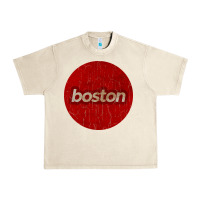 Sandshell boston   simple red circle vintage Urban Heavy Tee - FloraArt