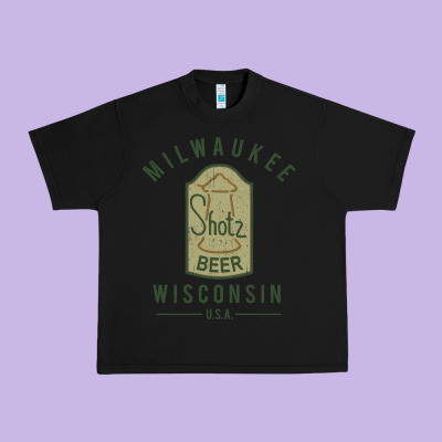 Shotz Beer Worn Urban Heavy Tee Designed By Floraart