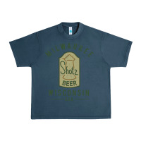 Midnight Navy shotz beer worn Urban Heavy Tee - FloraArt
