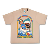 Burro Stay Positive Classic Urban Heavy Tee - FloraArt